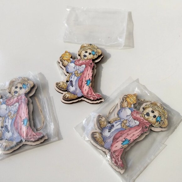 Vintage Boyds Bears Wisemen Christmas Ornaments Gift Tags - Picture 5 of 7